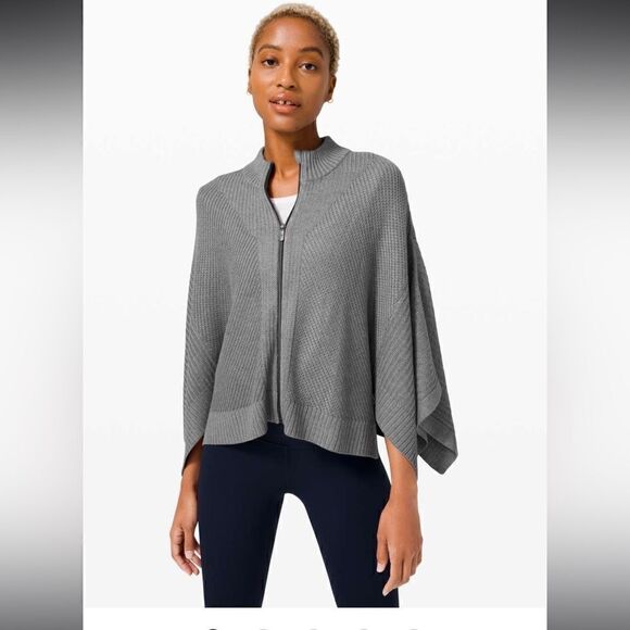 Lululemon Softer Still Wrap in Heathered in Asphalt Grey - Picture 1 of 12